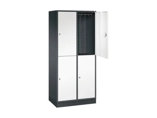 grootvolume garderobekast,HxBxD 1950x820x500mm,2x2vak.,vak B 360mm