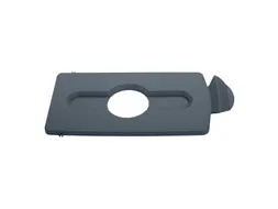 Deksel Rubbermaid Slim Jim Recyclestation inwerpopening voor flesjes e