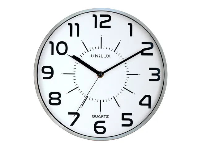 Wandklok Unilux Pop grijs