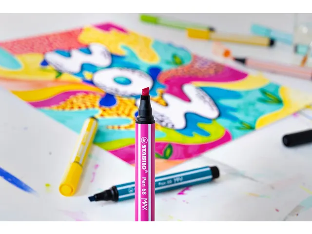 Viltstift STABILO Pen 68/46 Max zwart