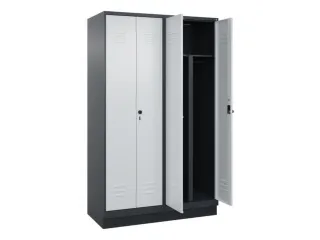 PBM-locker,HxBxD 1950x1200x500mm,4vak,vak B 300mm,draaigrendel - 2