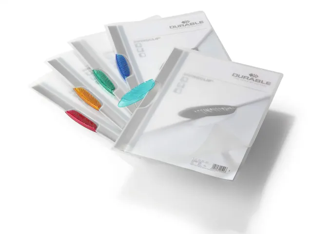 Klemmap Durable 2260 swingclip oranje A4 3mm