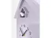 Wandklok NeXtime Twitter 21,5x41,5 cm lavendel