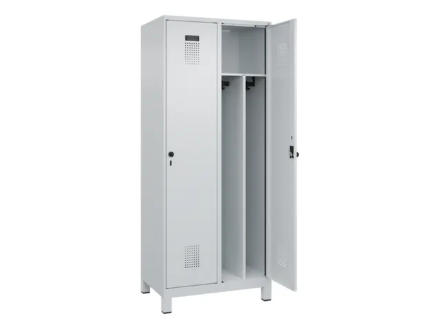 locker voor scheiding van kleding,HxBxD 1950x800x500mm,2vak