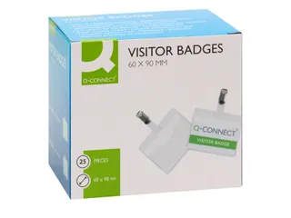 Badge Met Clip 60x90mm Incl. Personaliseerbaar Insteekkaart 25 Stuks - 3