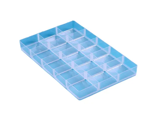 Vakkenverdeler Really Useful 4/9 liter15 vakken 342x215x35mm transpara