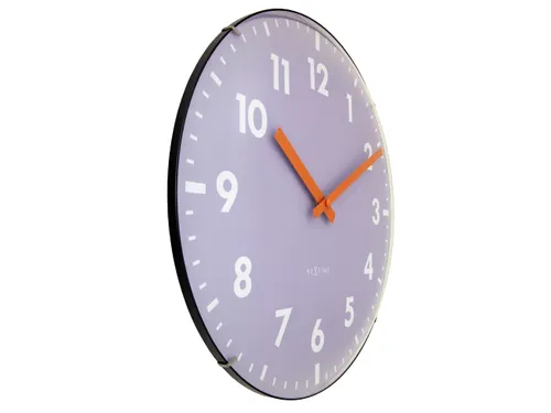 Wandklok NeXtime Duomo 35cm lavendel