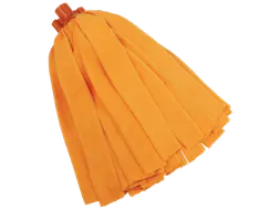 Vikan Microfibre draadmop microvezel stroken schroefdraad Oranje
