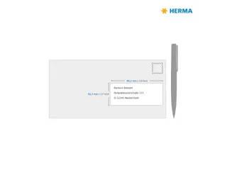HERMA 10017 Verwijderbaar Adresetiket A4 99,1x42,3mm Wit 300 stuks - 4