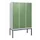 locker,HxBxD 1950x1200x500mm,3vak,vak B 400mm,cil.-slot,voetonderstel