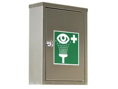 armoire kit lave-yeux p. acide/alcalin vide HxlxP 355x265x100mm