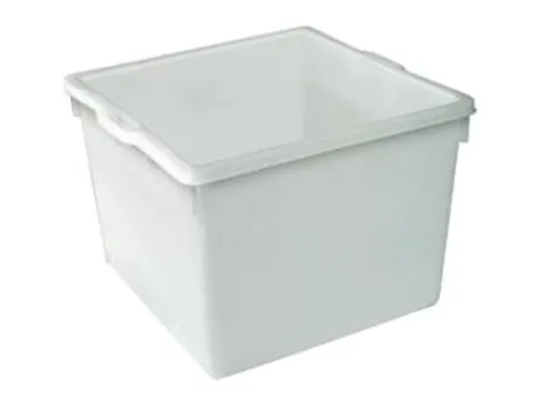 Conische Bak Pe Hxlxb 370X475X475Mm Inhoud 60L Naturel Wit