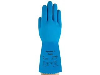 Ansell AlphaTec 87-029 Latex handschoen Blauw maat 9 - 1