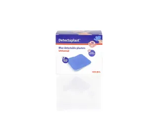 Detectaplast Pleister Waterafstotend X-Ray blauw 38x38mm 50 Stuks - 1