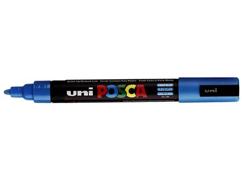 Verfstift Posca PC5M Medium Punt 1,8-2,5mm Lichtblauw