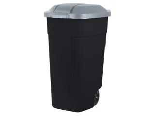 Mobiele container basis 110 liter Zwart - 1