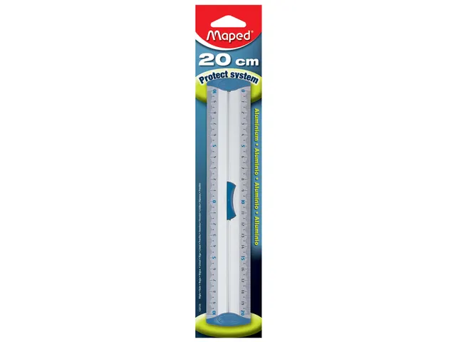 Règle Maped avec prise 20cm Aluminium