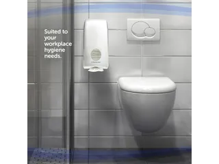Toiletpapierdispenser Kimberly Clark Aquarius gevouwen wit 6946 - 7