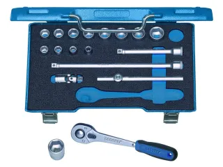 30 HMU-10 Dopsleutelset 3/8 inch 22-delig zeskant 6-22mm - 1