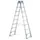 Bokladder Dubbelzijdig Aluminium L 2 34M 2X8Sporten Stalen Scharnieren