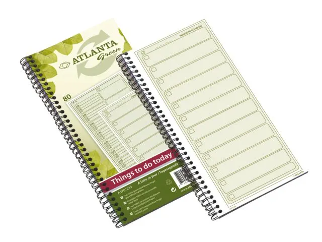 Things to do Today Djois Atlanta recycled papier Green 297x140mm 80vel