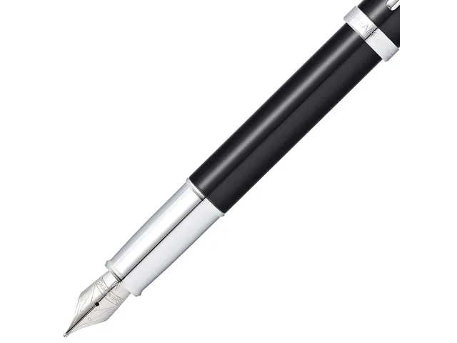 Vulpen SHEAFFER 100 E9338 M Glossy black lacquer chrome plated