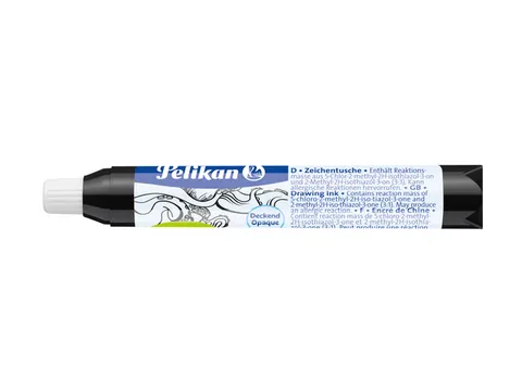 Oost-indische inkt Pelikan pipet 9ml zwart