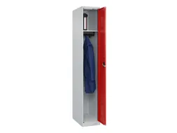 locker,HxBxD 1850x300x500mm,1vak,vak B 300mm,cil.-slot,staand op vloer