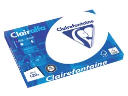 Kopieerpapier Clairefontaine Clairalfa A3 120 Gram Wit 250vel