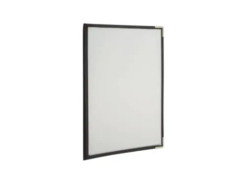 Menukaart Securit A4 3-delig voor 6 pagina's transparant 3 stuks