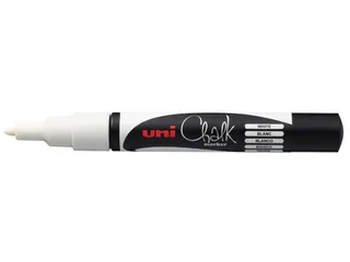Krijtmarker wit, ronde punt van 0,9-1,3 mm - 1