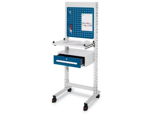 Stawerkplek Staalprofilen Cilinderslot 1680x670x650mm 1 Lade/1 Legbord