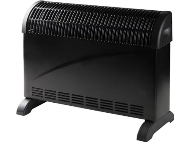 Convector Verwarming Turbo 3 Standen 2000W Zwart