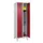 locker,HxBxD 1950x600x500mm,2vak,vak B 300mm,draaigrendel,voeten