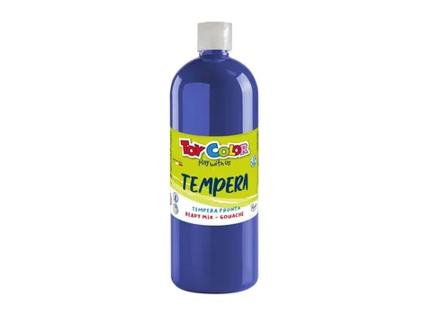 ToyColor plakkaatverf fles 1L kobaltblauw