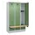 locker met bank,HxBxD 1950x1200x815mm,3vak,vak B 400mm,cilinderslot