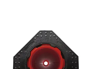 pion,H 500mm,pvc,rood/wit,retro-reflecterend - 3