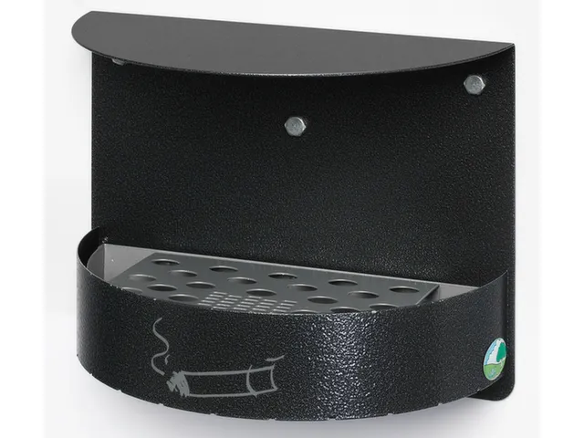 Wandasbak 1.5 liter 230x300x150mm Antiek-Zilverkleurig Slot Staal