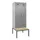 locker met bank,voor scheiding van kleding,HxBxD 2120x800x815mm,2vak