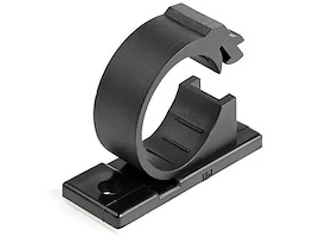 Zelfklevende Kabelmanagement Clips 17mm zwart 100 stuks