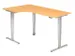 Av. régl. él. hauteur bureau assis/debout,HxlxP 630-1270x2000x1200mm