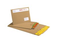 Kartonnen Envelop Met Steeksluiting 345x245mm Bruin