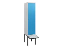 locker met bank,HxBxD 1950x400x815mm,1vak,vak B 400mm,cil.-slot