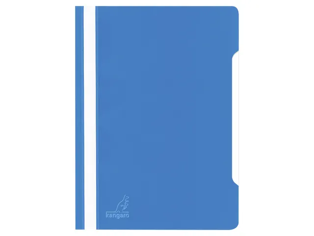 Snelhechtermap Kangaro A4 PP blauw krimp a 25 stuks