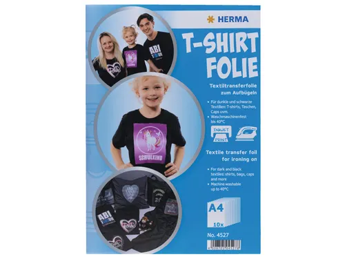 HERMA 4527 T-shirt folie voor donker textiel A4 10 vel