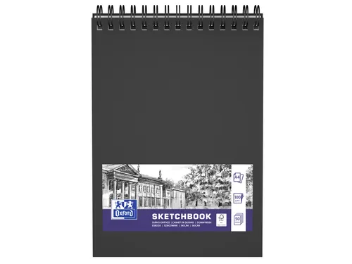 Schetsboek Oxford A4 50vel 100gr spiraal