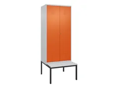 locker voor scheiding van kleding,HxBxD 2120x800x815mm,2vak