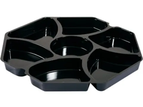 Tray Menu Insert 7-comp 284x28 4x25mm doos 150 stuks