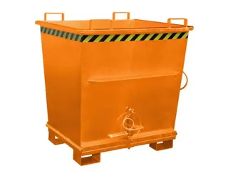 Bodemklepcontainer 1271x1040x1200mm 1m³ 2000kg Ral2000 - 1