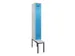 locker met bank,voor scheiding van kleding,HxBxD 2120x300x815mm,1vak